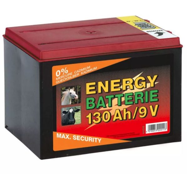 Batteria 9 V recinto elettrico 130 Ah a secco Kerbl